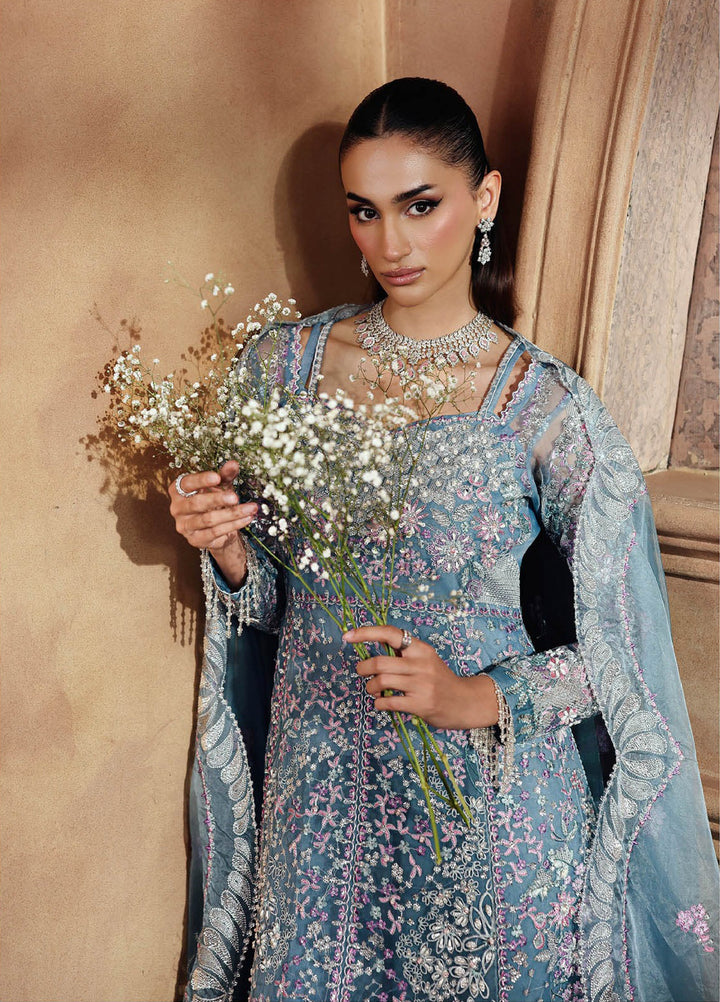 Sage by Rajbari Unstitched Luxury Formals Embroidered Net Suits 4 Piece RB25SF ART-01 Elysia - Formal Collection