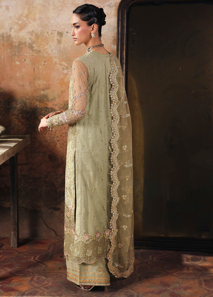 Sage by Rajbari Unstitched Luxury Formals Embroidered Net Suits 4 Piece RB25SF ART-02 Celestia - Formal Collection