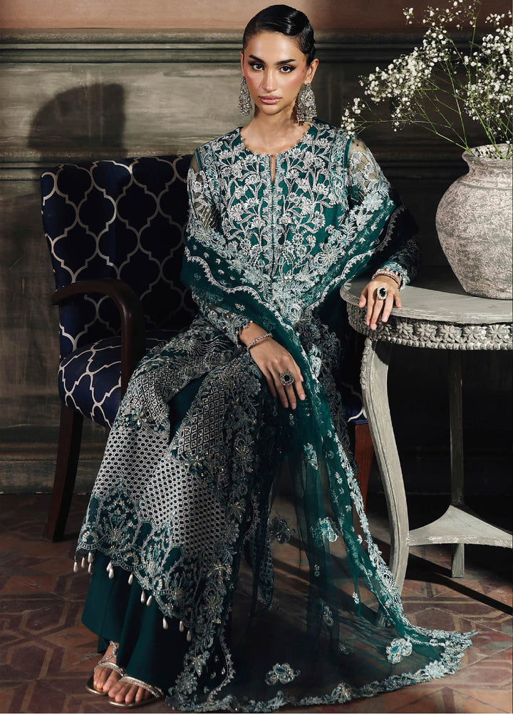 Sage by Rajbari Unstitched Luxury Formals Embroidered Net Suits 4 Piece RB25SF ART-03 Celina - Formal Collection