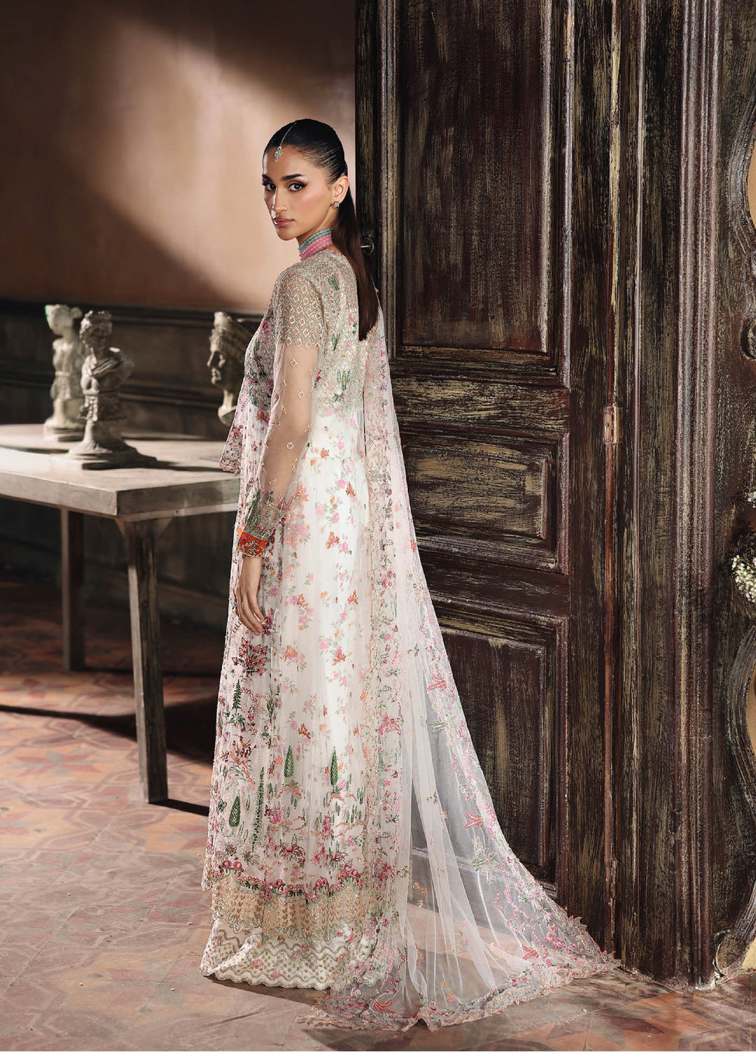 Sage by Rajbari Unstitched Luxury Formals Embroidered Net Suits 4 Piece RB25SF ART-05 Radiance - Formal Collection