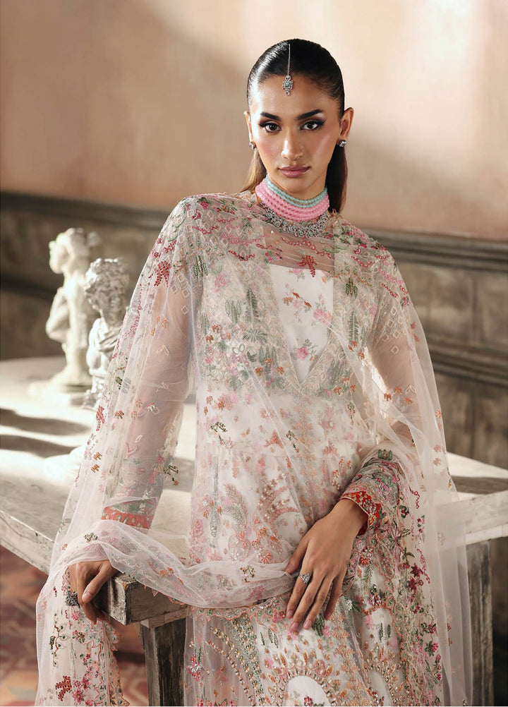 Sage by Rajbari Unstitched Luxury Formals Embroidered Net Suits 4 Piece RB25SF ART-05 Radiance - Formal Collection
