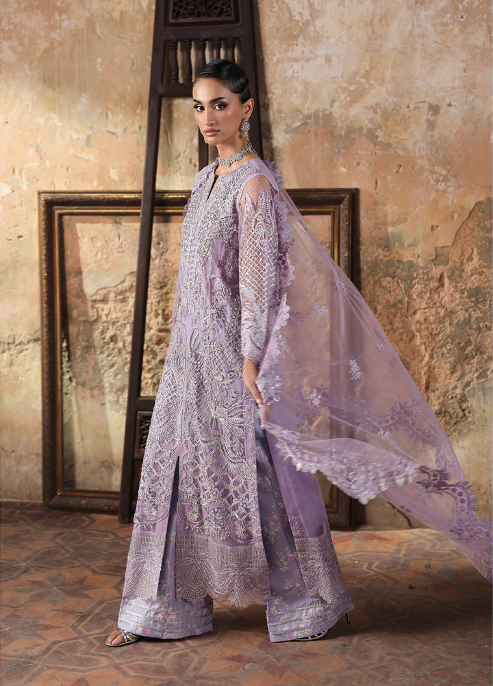 Sage by Rajbari Unstitched Luxury Formals Embroidered Net Suits 4 Piece RB25SF ART-08 Valencia- Formal Collection