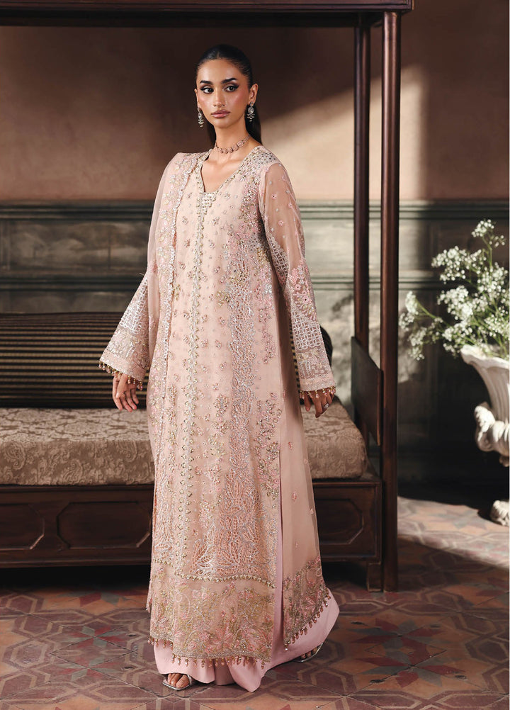 Sage by Rajbari Unstitched Luxury Formals Embroidered Organza Suits 4 Piece RB25SFART-04 Amara - Formal Collection