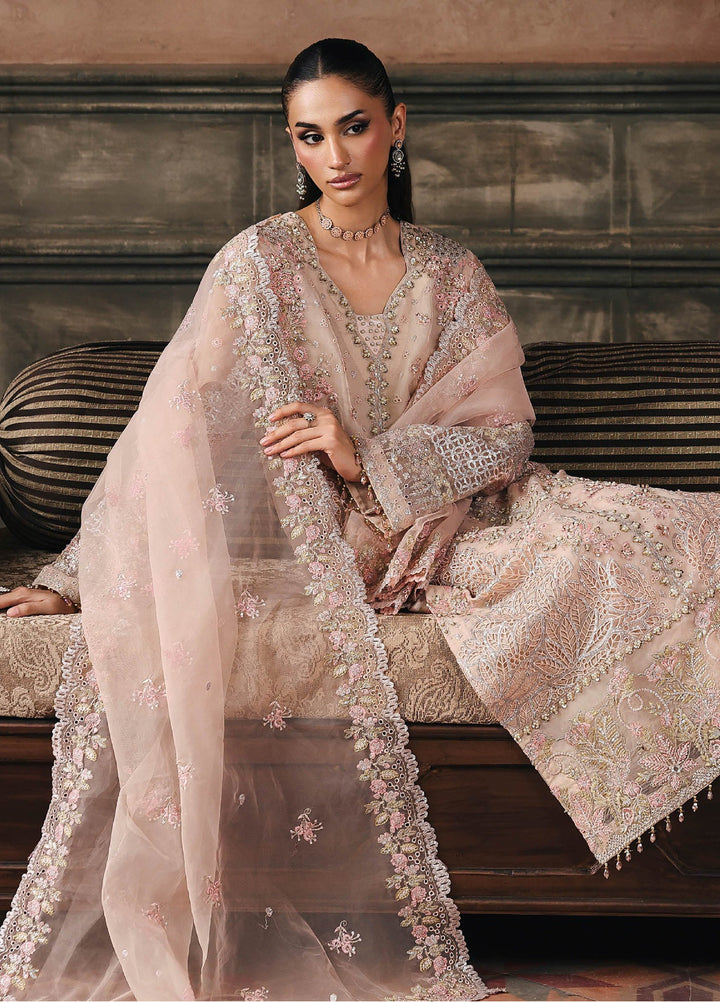 Sage by Rajbari Unstitched Luxury Formals Embroidered Organza Suits 4 Piece RB25SFART-04 Amara - Formal Collection