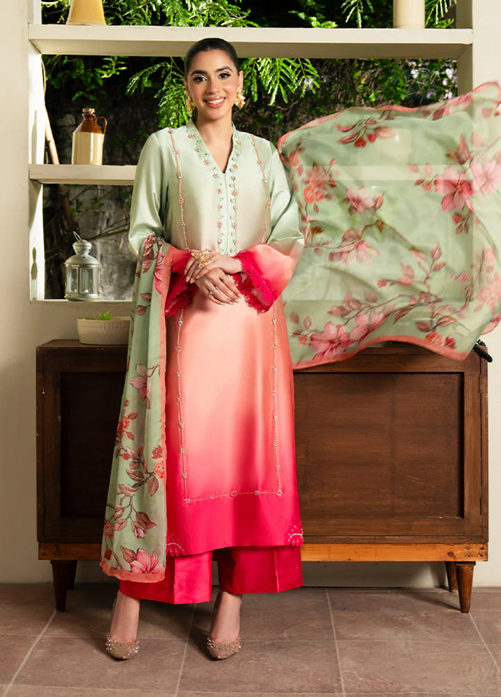 Celeste by Imrozia Pret Embroidered Shamooz Silk 3 Piece SP-112 Scraph