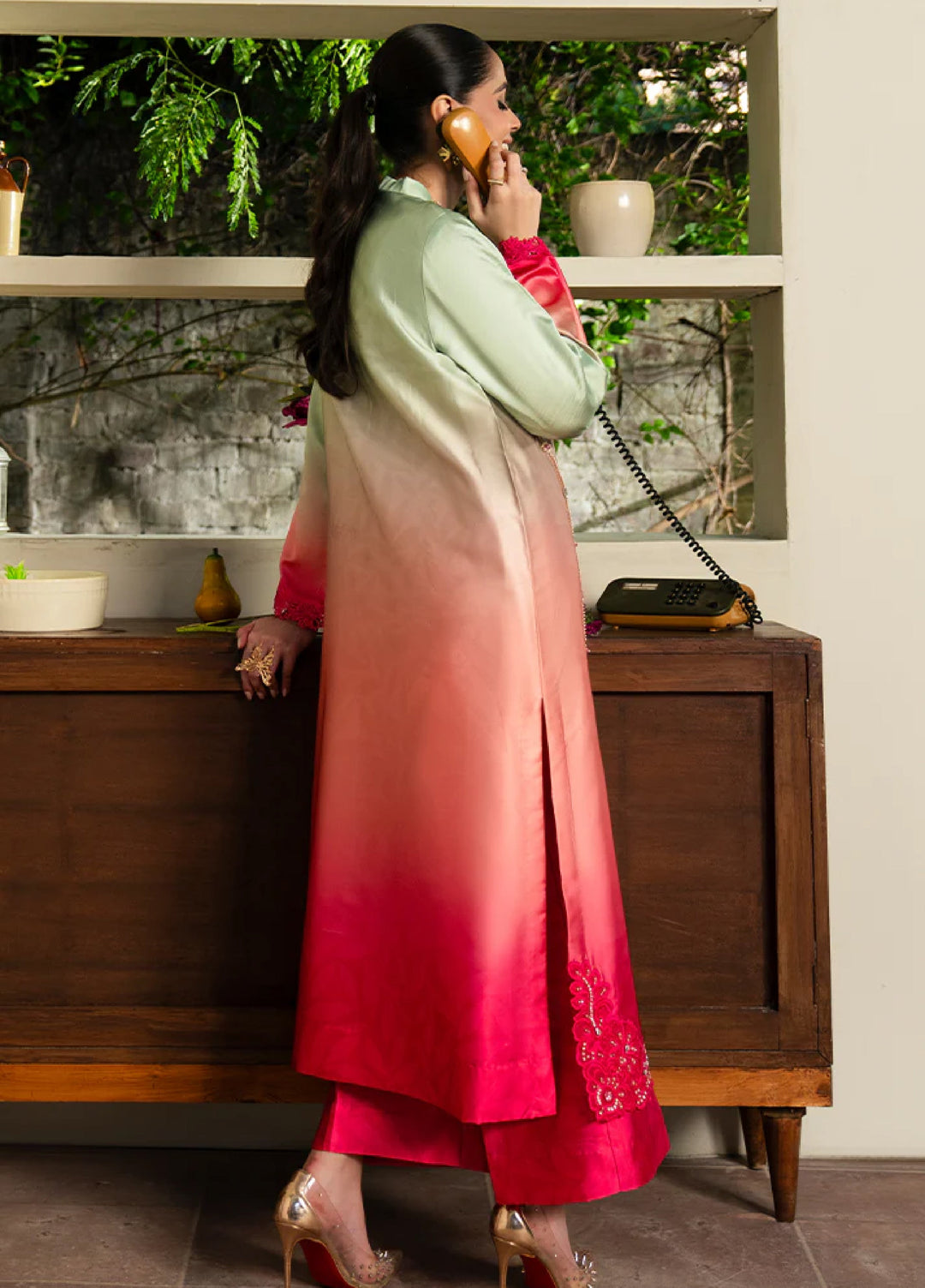 Celeste by Imrozia Pret Embroidered Shamooz Silk 3 Piece SP-112 Scraph