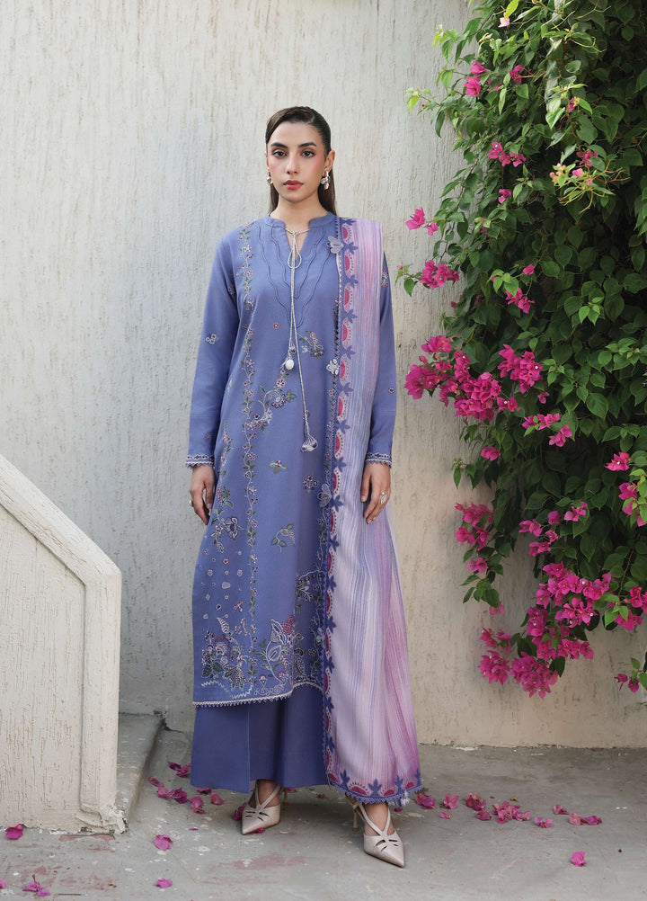 The Heirloom by Seran Unstitched Embroidered Karandi 3 Piece Suit SN26UTH Alera D-11 - Casual Collection
