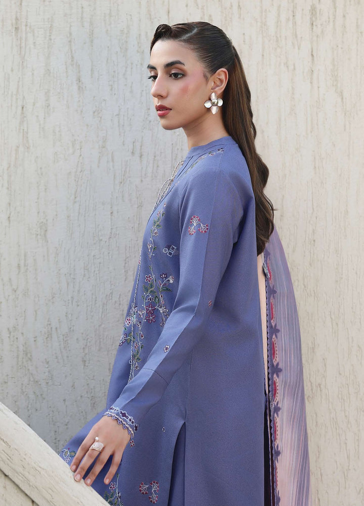 The Heirloom by Seran Unstitched Embroidered Karandi 3 Piece Suit SN26UTH Alera D-11 - Casual Collection