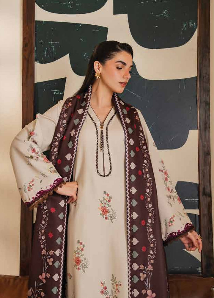 Bellini by Seran Unstitched Printed Viscose 3 Piece Suit SN26UBW EVARA D-08 - Winter Collection