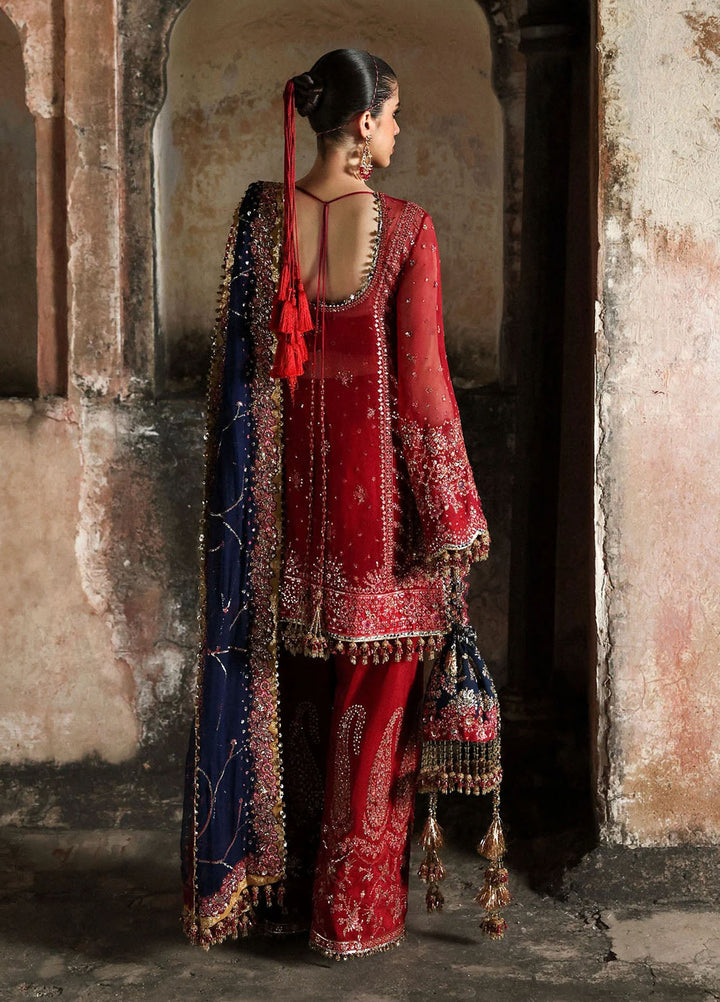 Massarat by Hussain Rehar Embroidered Raw Silk Suits Unstitched 3 Piece HRR25MU Shahrbano - Festive Collection