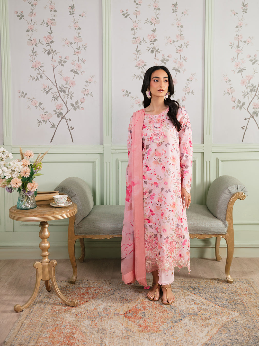 The Meetup by Yards Unstitched Embroidered Lawn 3 Piece Suit Shared Stories Casual Collection