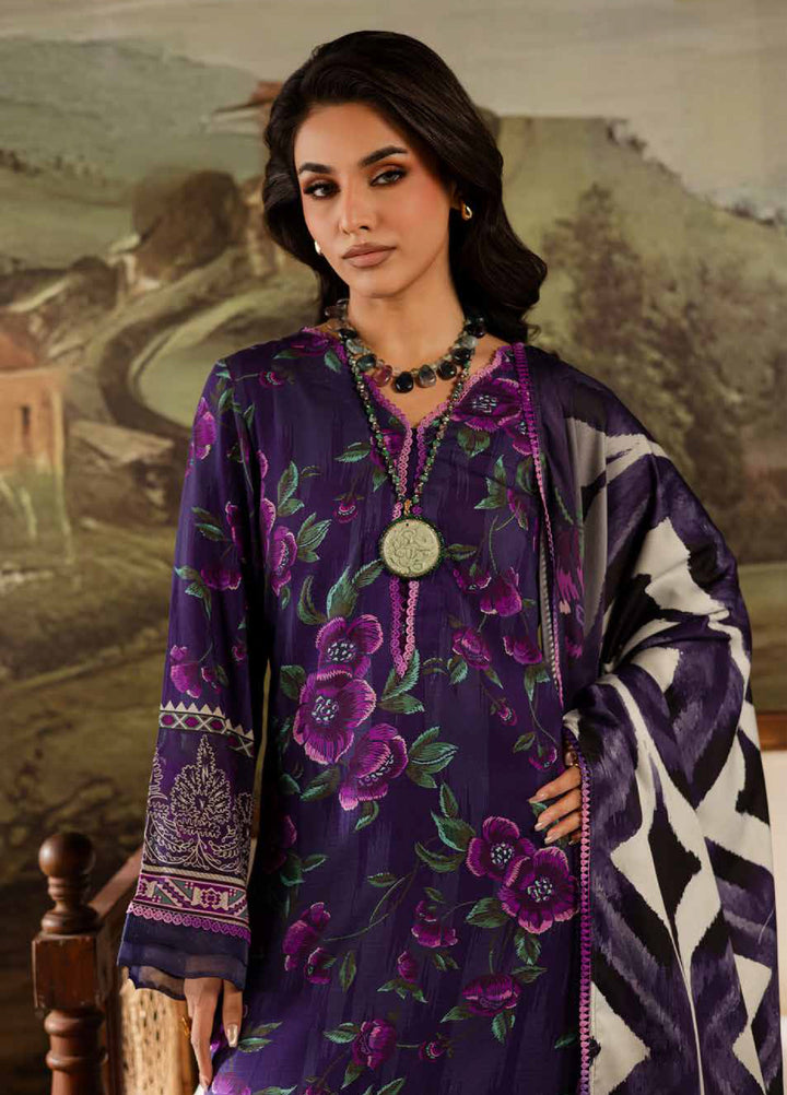 Signature Prints by Nureh Unstitched Linen Printed Suits 3 Piece NU25SW SP-173 - Winter Collection
