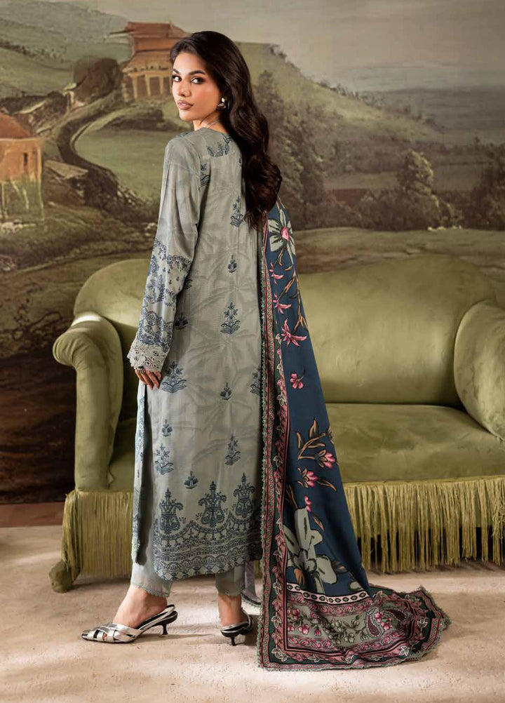 Signature Prints by Nureh Unstitched Linen Printed Suits 3 Piece NU25SW SP-174 - Winter Collection