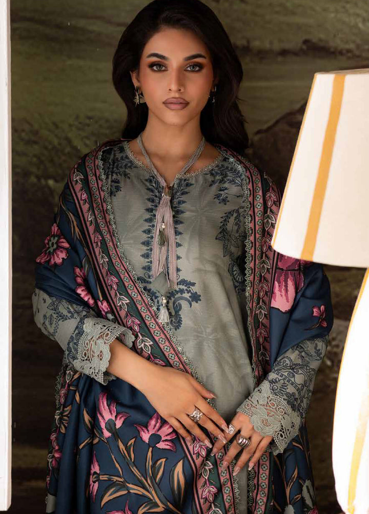 Signature Prints by Nureh Unstitched Linen Printed Suits 3 Piece NU25SW SP-174 - Winter Collection