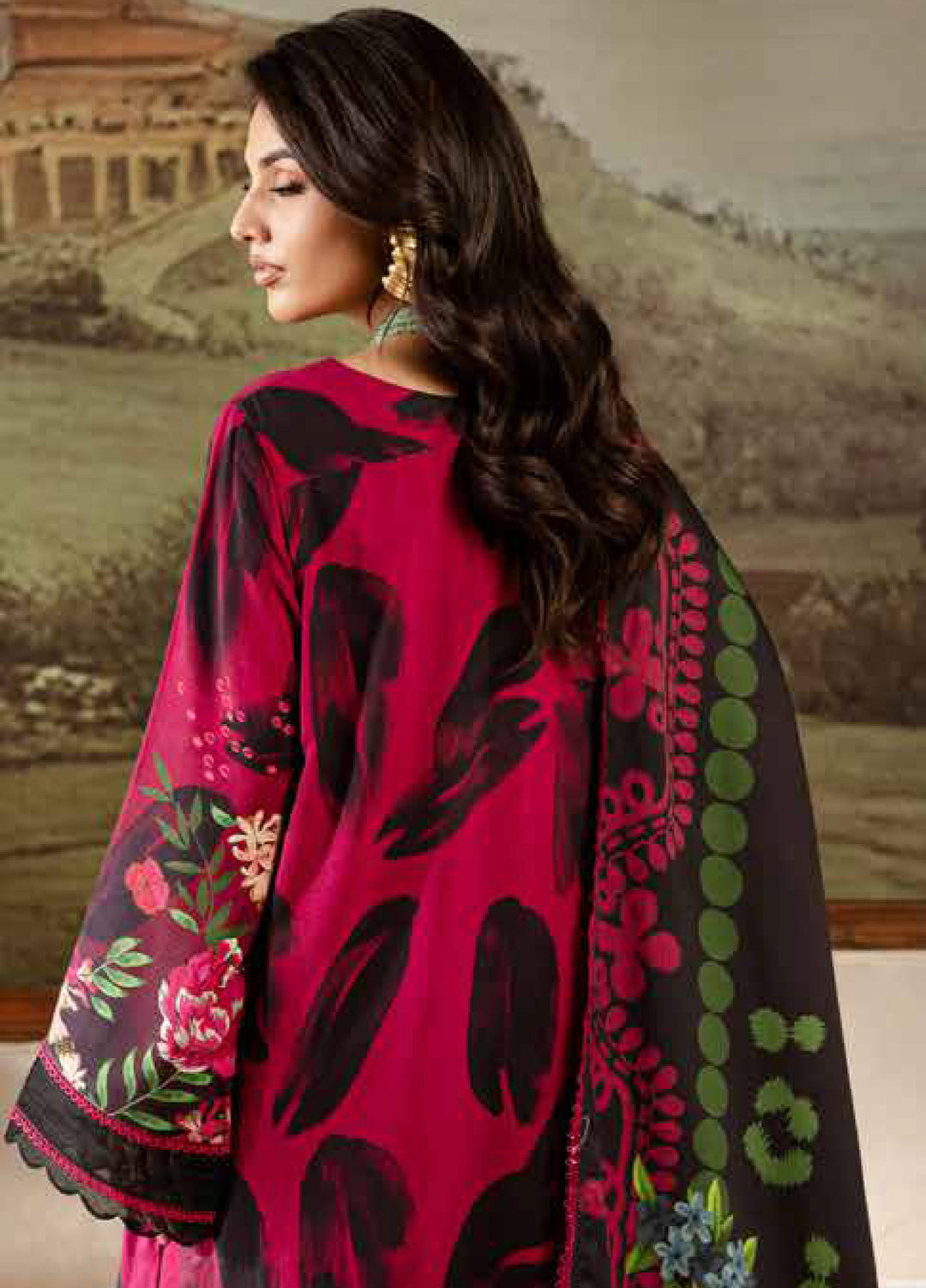 Signature Prints by Nureh Unstitched Linen Printed Suits 3 Piece NU25SW SP-177 - Winter Collection