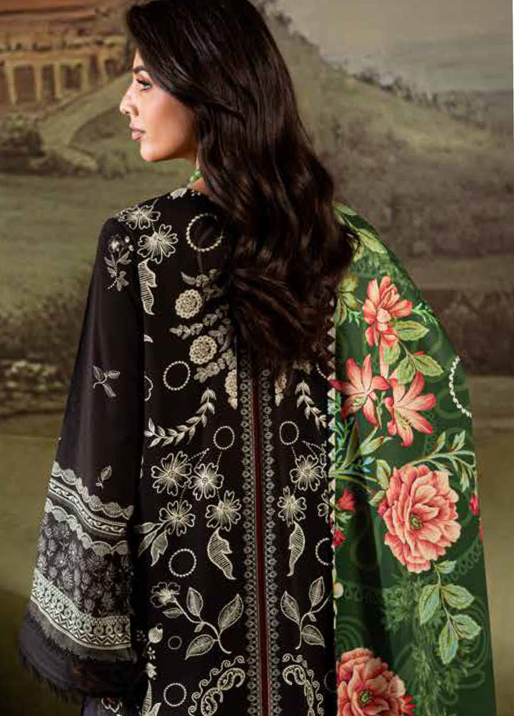 Signature Prints by Nureh Unstitched Linen Printed Suits 3 Piece NU25SW SP-178 - Winter Collection