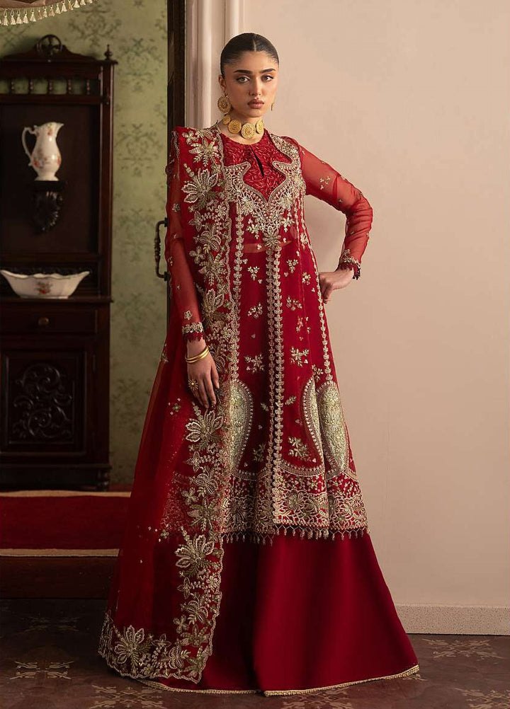 Royal Lumiere by Sadaf Fawad Unstitched Embroidered Organza 3 Piece Suit GHERMEZ - Festive Collection