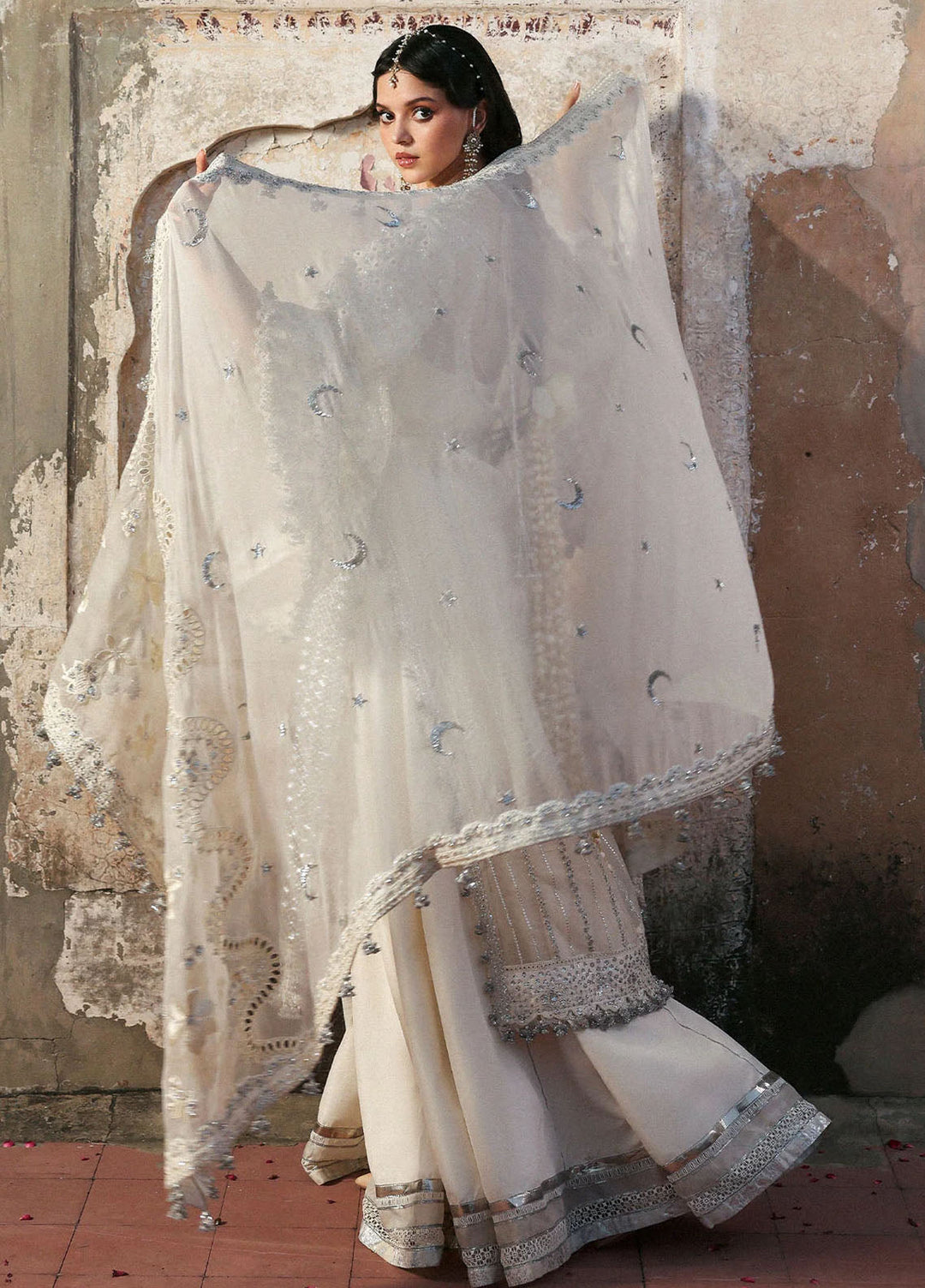 Massarat by Hussain Rehar Embroidered Organza Suits Unstitched 3 Piece HRR25MU Sitara - Festive Collection