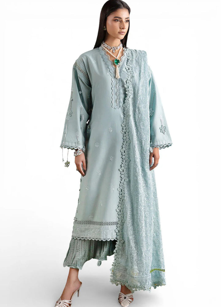 Slow Bloom by Gul Ahmed Unstitched Embroidered Lawn 3 Piece Suit GA26USB PM-62006 - Summer Collection