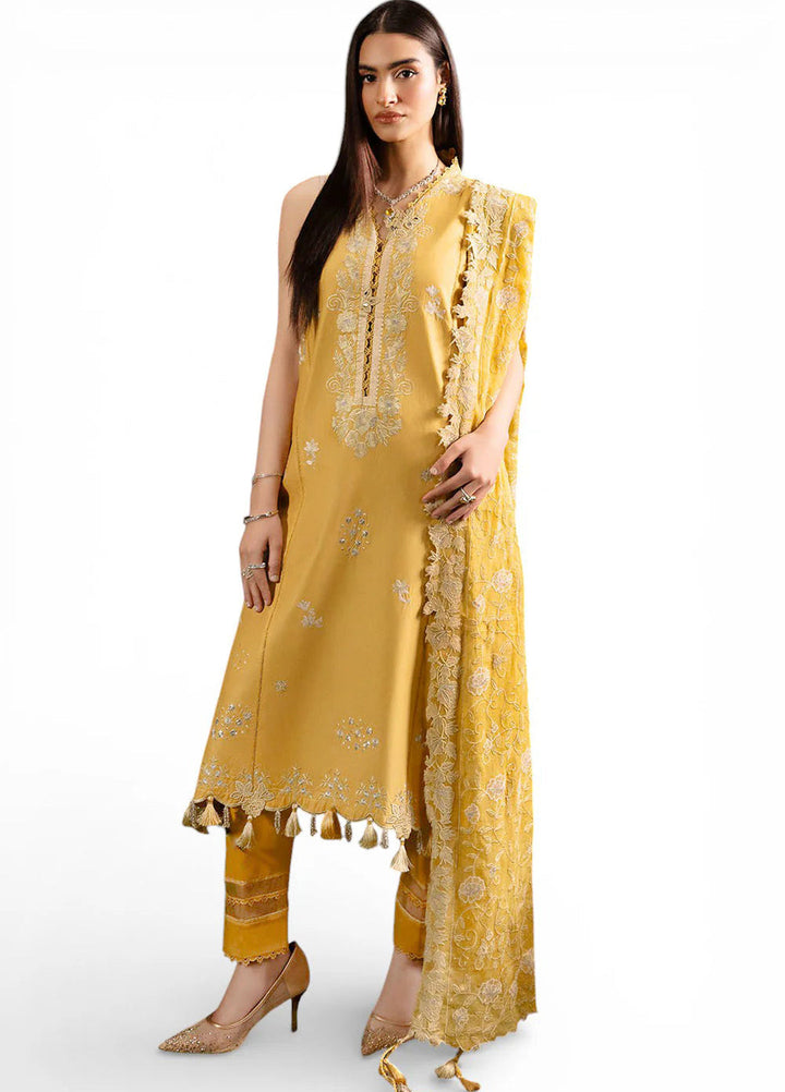 Slow Bloom by Gul Ahmed Unstitched Embroidered Lawn 3 Piece Suit GA26USB PM-62028 - Summer Collection