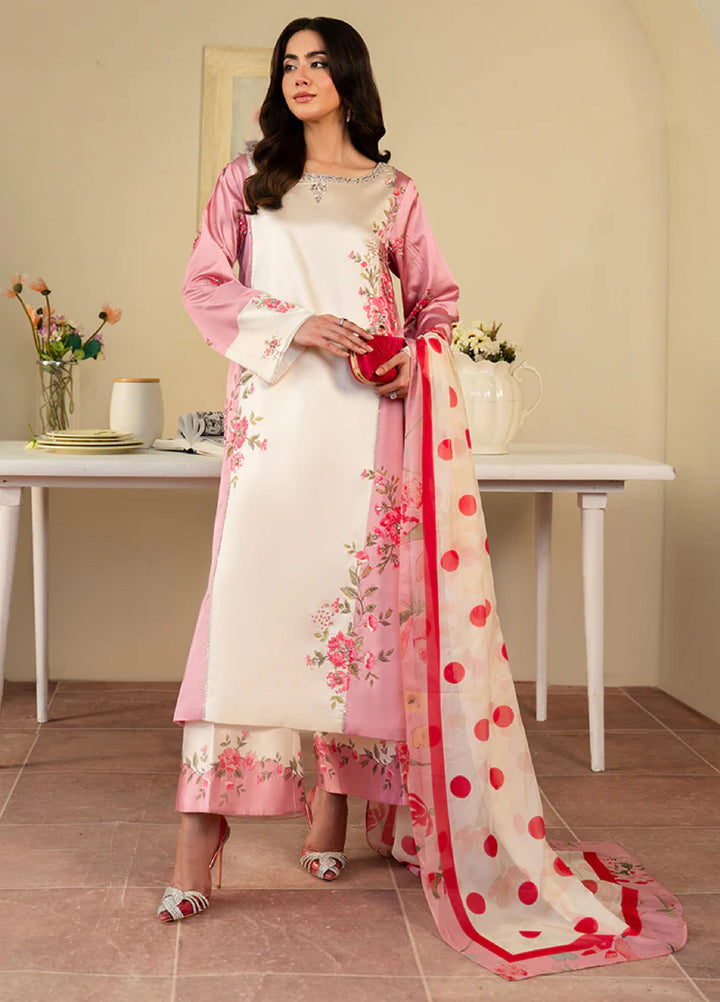 Celeste by Imrozia Pret Hand work Shamooz Silk 3 Piece SP-107 Solara