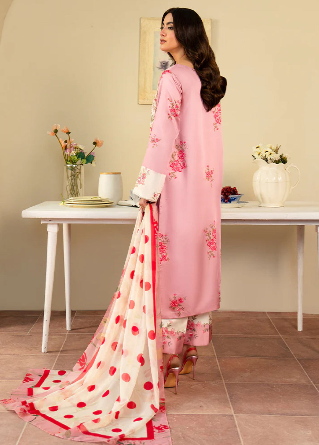 Celeste by Imrozia Pret Hand work Shamooz Silk 3 Piece SP-107 Solara