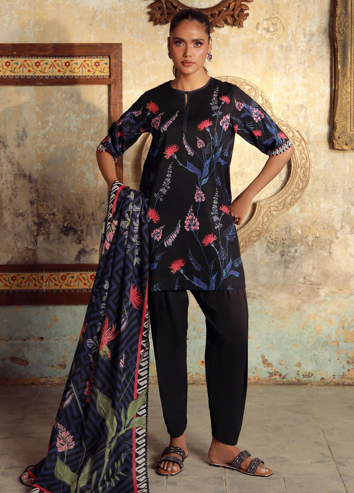 Elara by Sahar Embroidered Cambric Suits Unstitched 3 Piece SHR25EP Starry Garden - Winter Collection