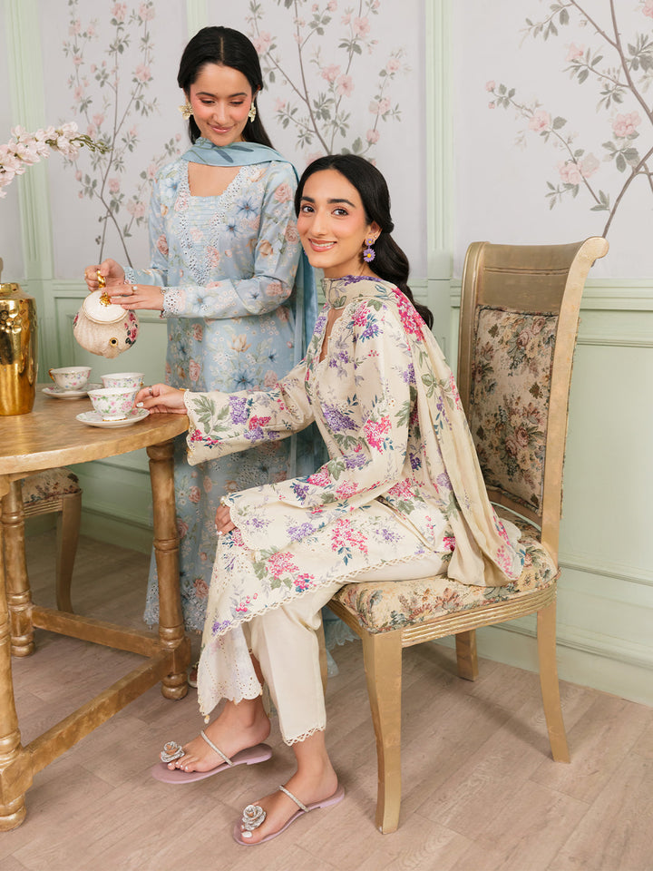 The Meetup by Yards Unstitched Embroidered Lawn 3 Piece Suit Stay a little longer Casual Collection