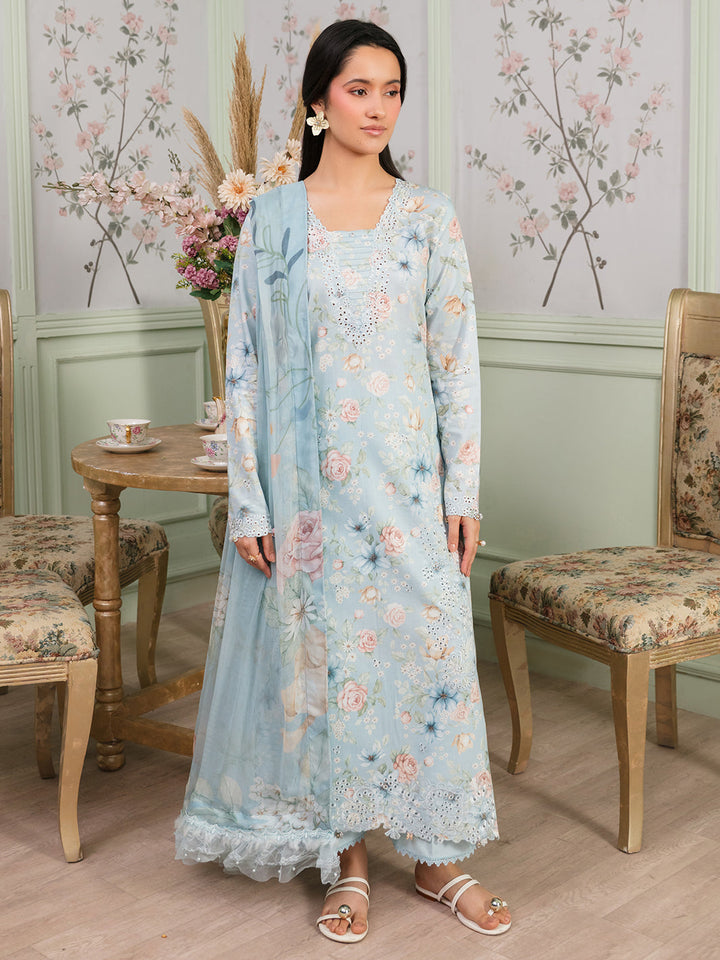The Meetup by Yards Unstitched Embroidered Lawn 3 Piece Suit Stay a little longer Casual Collection