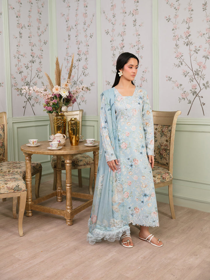The Meetup by Yards Unstitched Embroidered Lawn 3 Piece Suit Stay a little longer Casual Collection