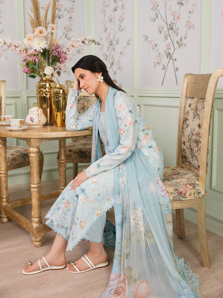 The Meetup by Yards Unstitched Embroidered Lawn 3 Piece Suit Stay a little longer Casual Collection