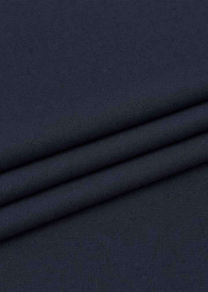 Buraq Men Unstitched Solids Wash N Wear 2 Piece Suit Dark Navy Casual Collection