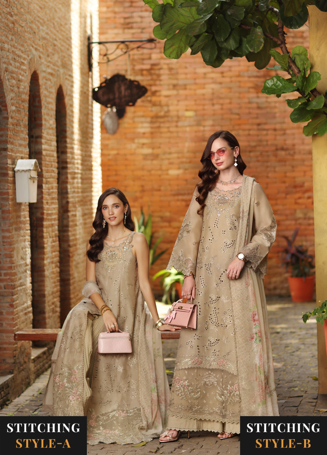 Noor by Saadia Asad Unstitched Embroidered Laserkari Lawn 3 Piece Suit SA26ULNL D7 - Lawn Collection