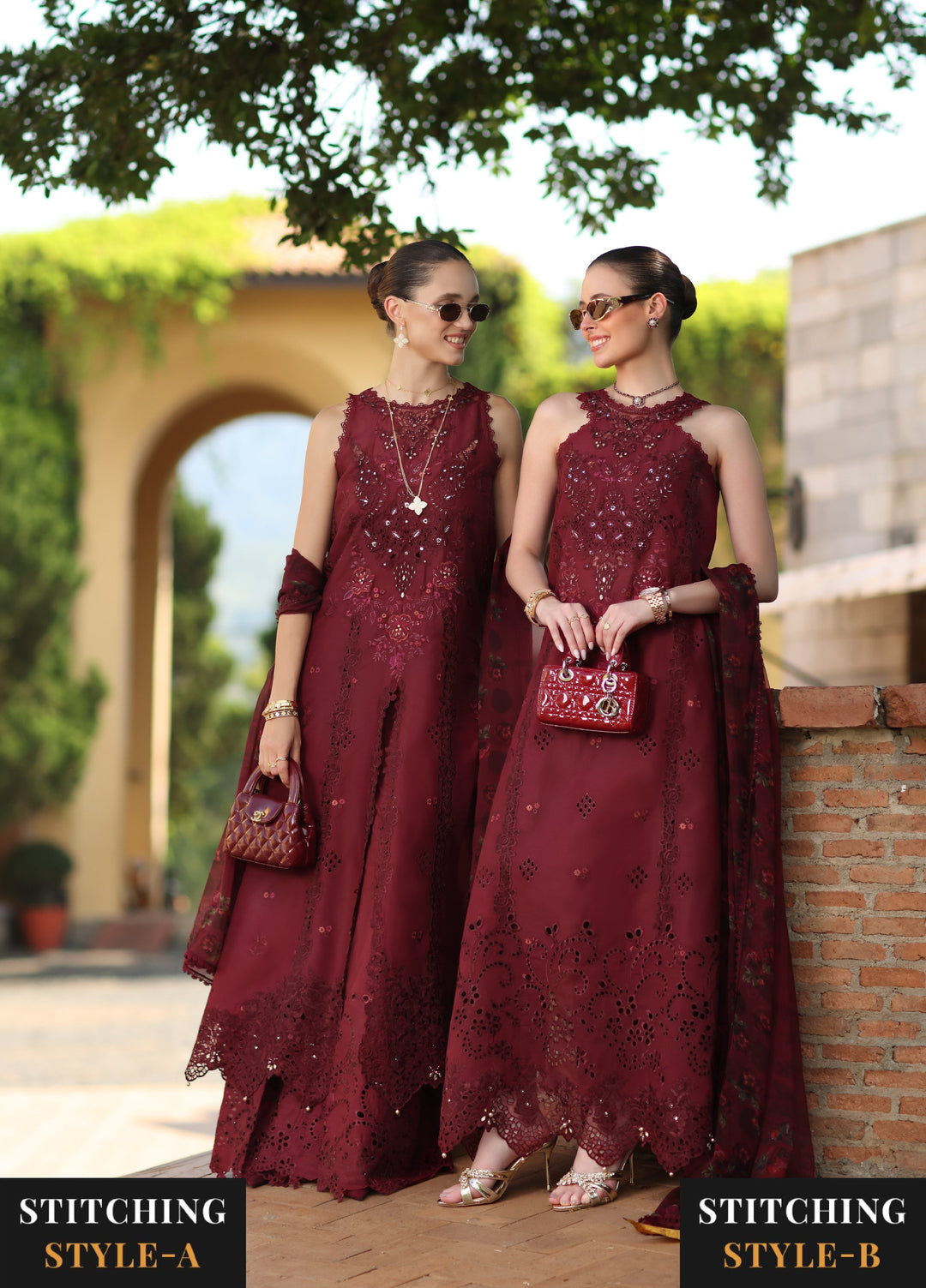 Noor by Saadia Asad Unstitched Embroidered Laserkari Lawn 3 Piece Suit SA26ULNL D12 - Lawn Collection