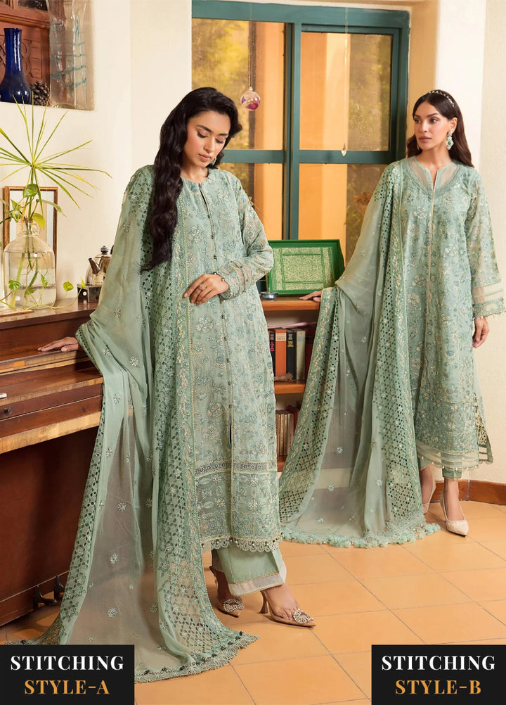 Xenia Formal Unstitched Luxury Chiffon Suits 3 Piece XE25FL Olga - Formals Collection