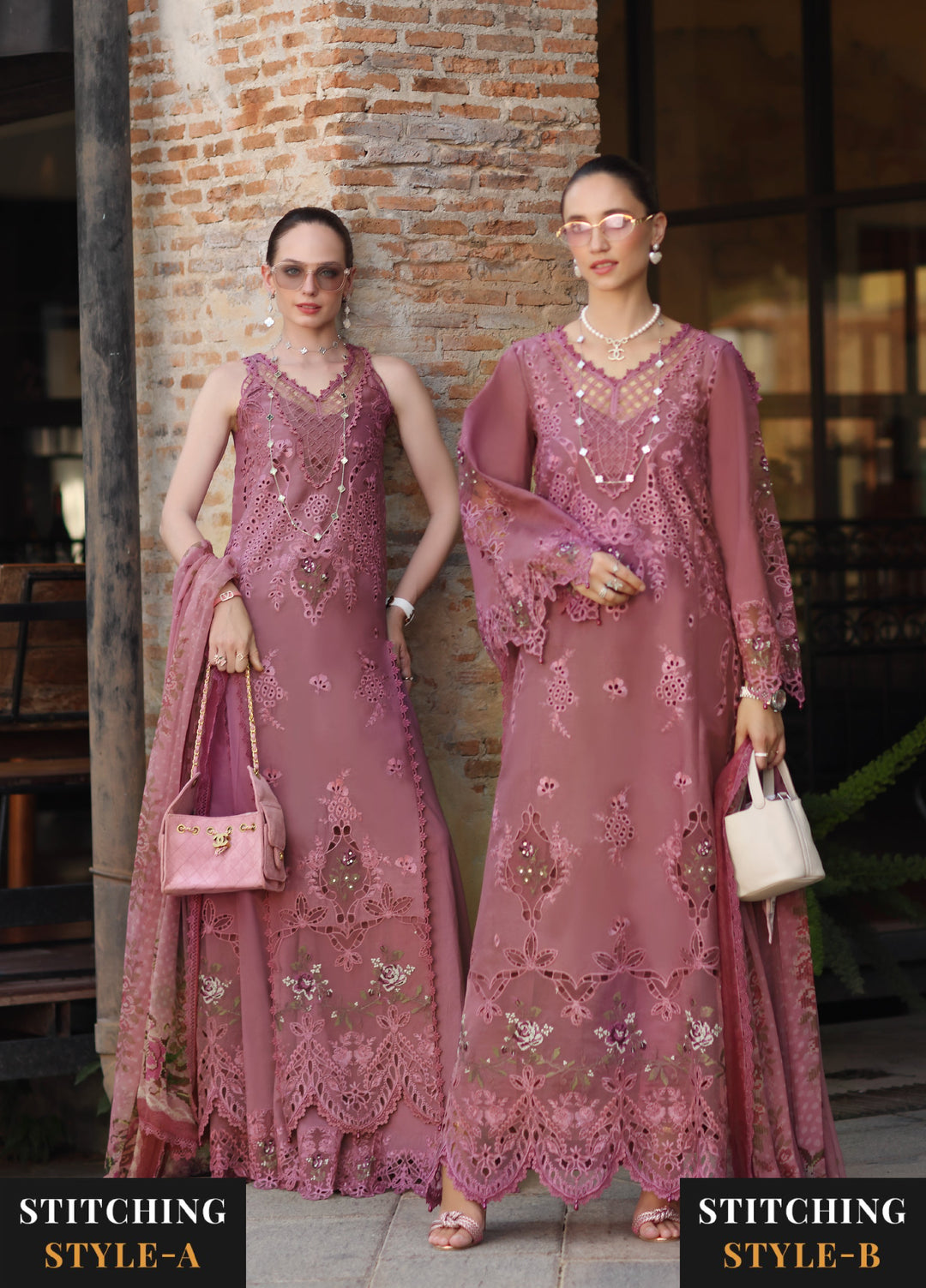 Noor by Saadia Asad Unstitched Embroidered Laserkari Lawn 3 Piece Suit SA26ULNL D1 - Lawn Collection