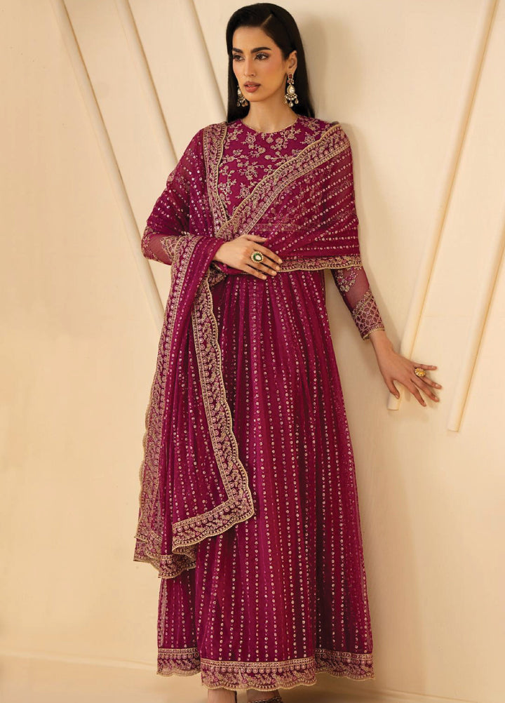 Riwayat by Zarif Unstitched Embroidered Net 3 Piece Suit ZR26URN ZRF-RC-05 SADAA - Festive Collection
