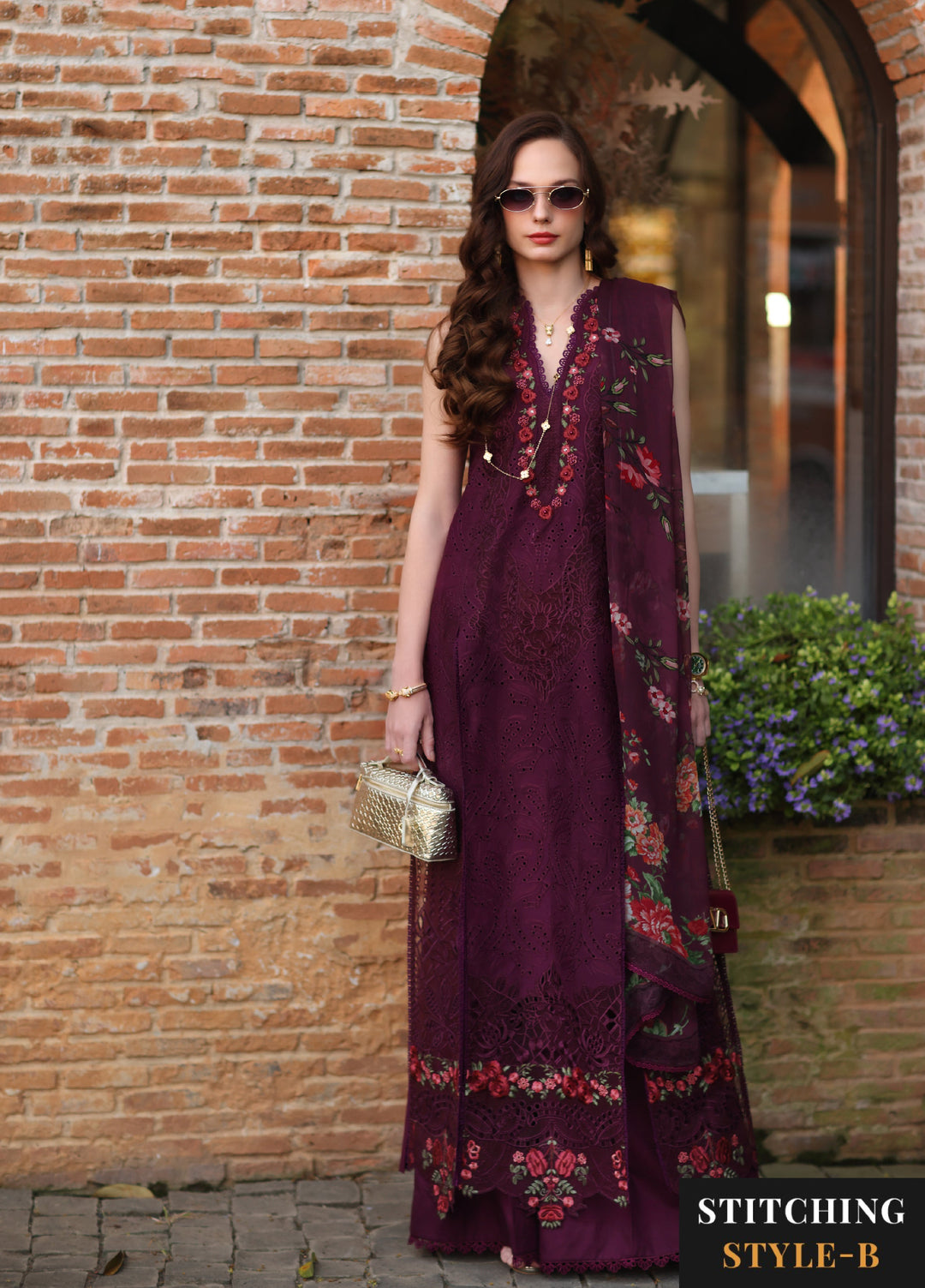 Noor by Saadia Asad Unstitched Embroidered Laserkari Lawn 3 Piece Suit SA26ULNL D10 - Lawn Collection