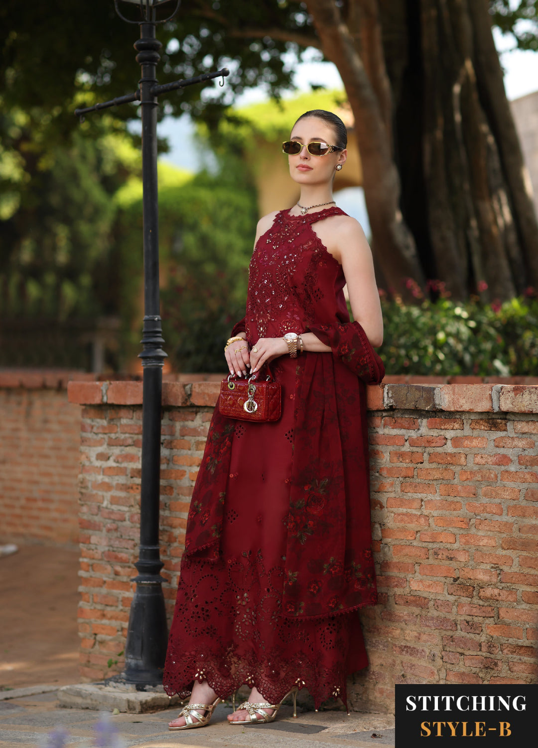 Noor by Saadia Asad Unstitched Embroidered Laserkari Lawn 3 Piece Suit SA26ULNL D12 - Lawn Collection