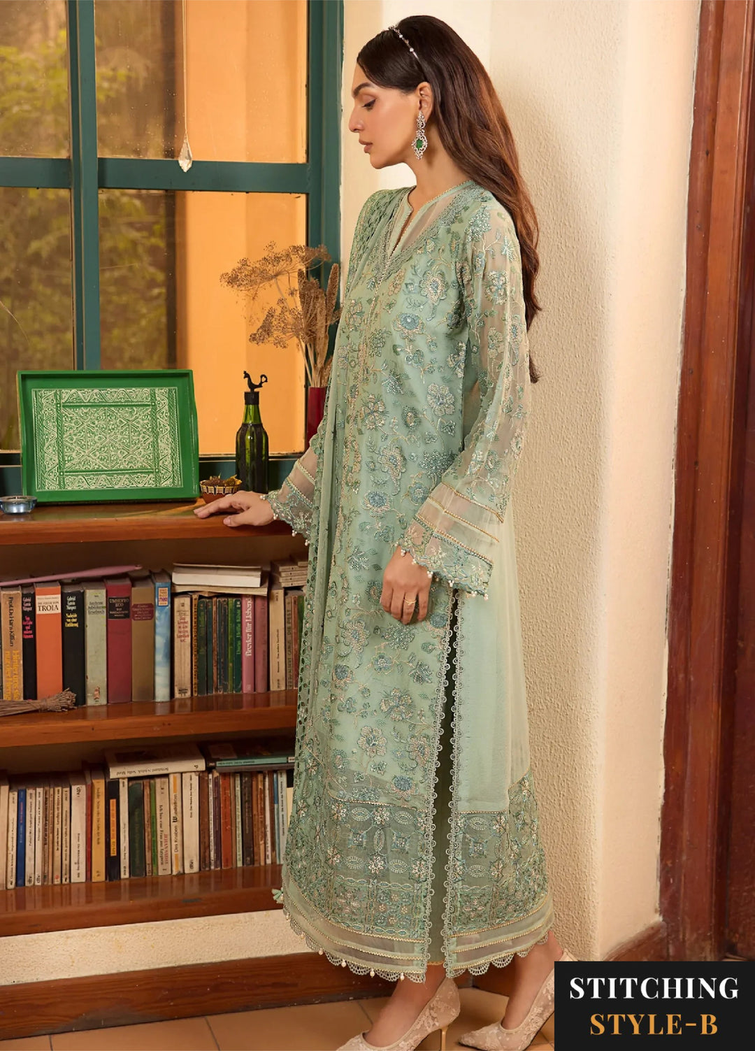 Xenia Formal Unstitched Luxury Chiffon Suits 3 Piece XE25FL Olga - Formals Collection