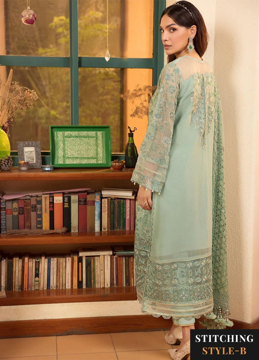 Xenia Formal Unstitched Luxury Chiffon Suits 3 Piece XE25FL Olga - Formals Collection