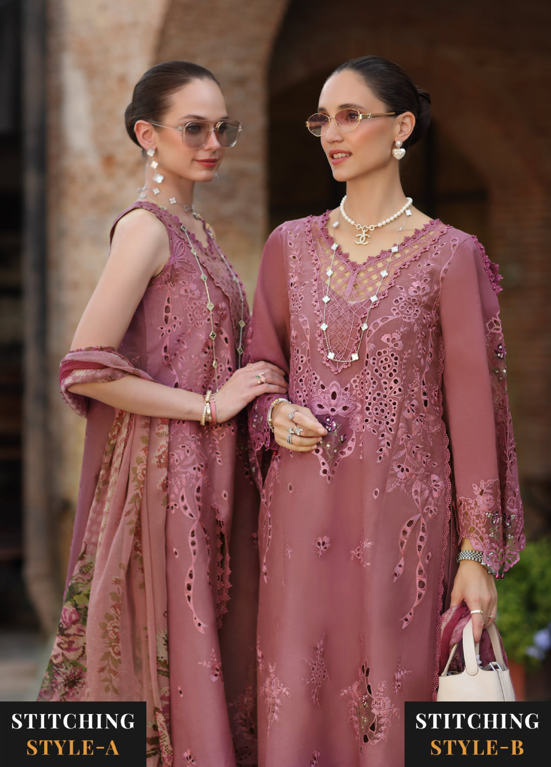 Noor by Saadia Asad Unstitched Embroidered Laserkari Lawn 3 Piece Suit SA26ULNL D1 - Lawn Collection