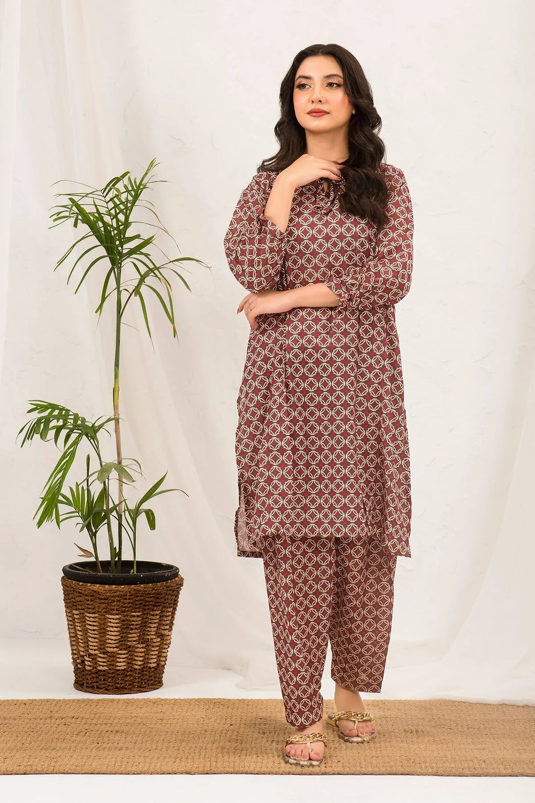 Ochre RTW Printed Girls 2 Piece Lawn  SOLP-19 - Summer Collection