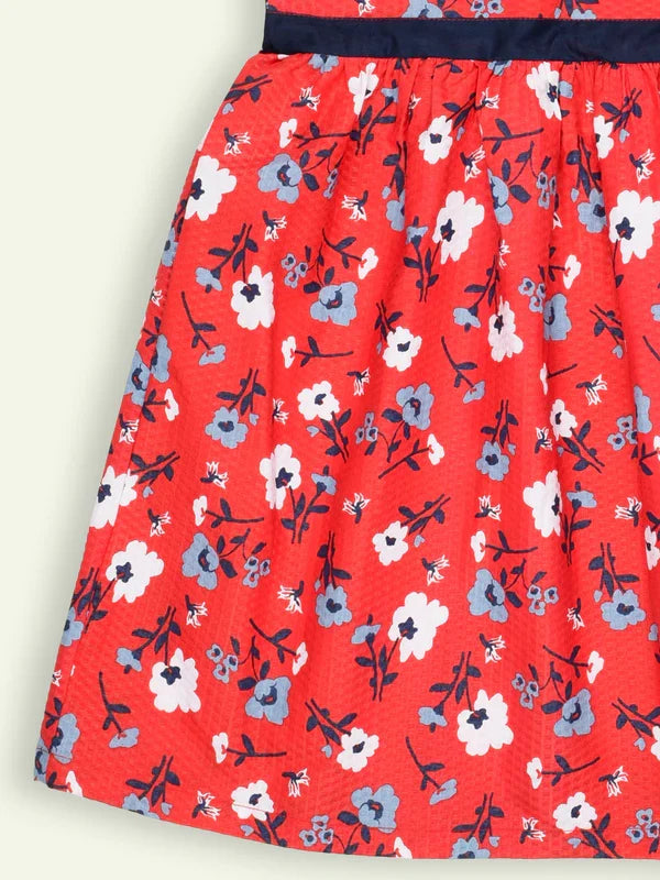 Red Floral Dress