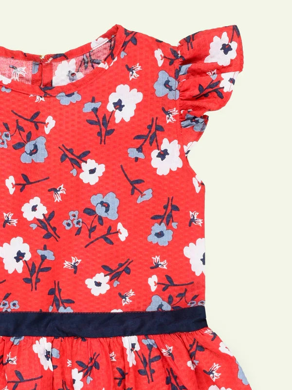 Red Floral Dress