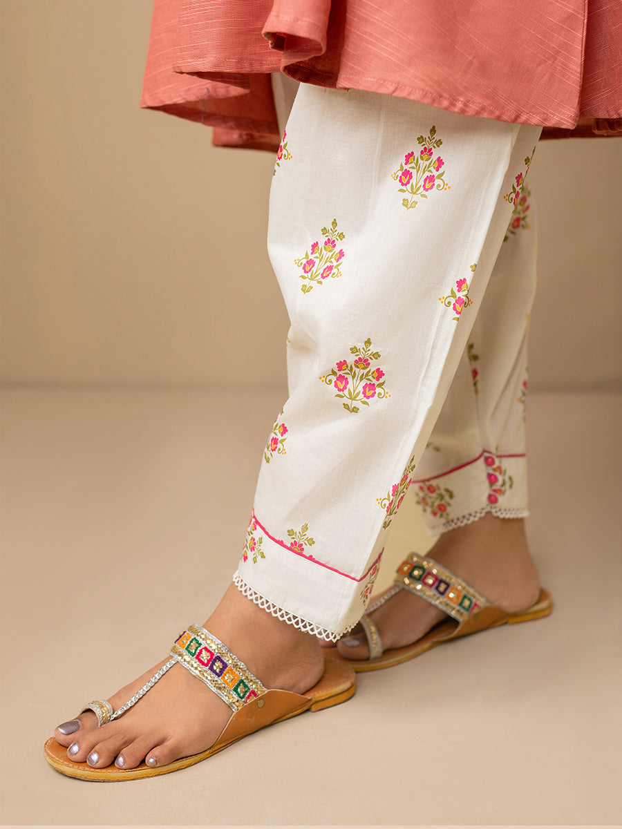 Salitex Women Printed Cambric 1 Piece Shalwar TPS23DA051 - Winter Collection
