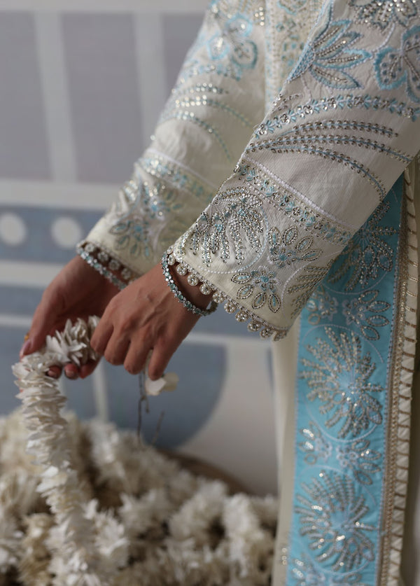 Sahane There She Glows Pret Embroidered Raw Silk 3 Piece Suit TSG-03 Glow - Festive Collection