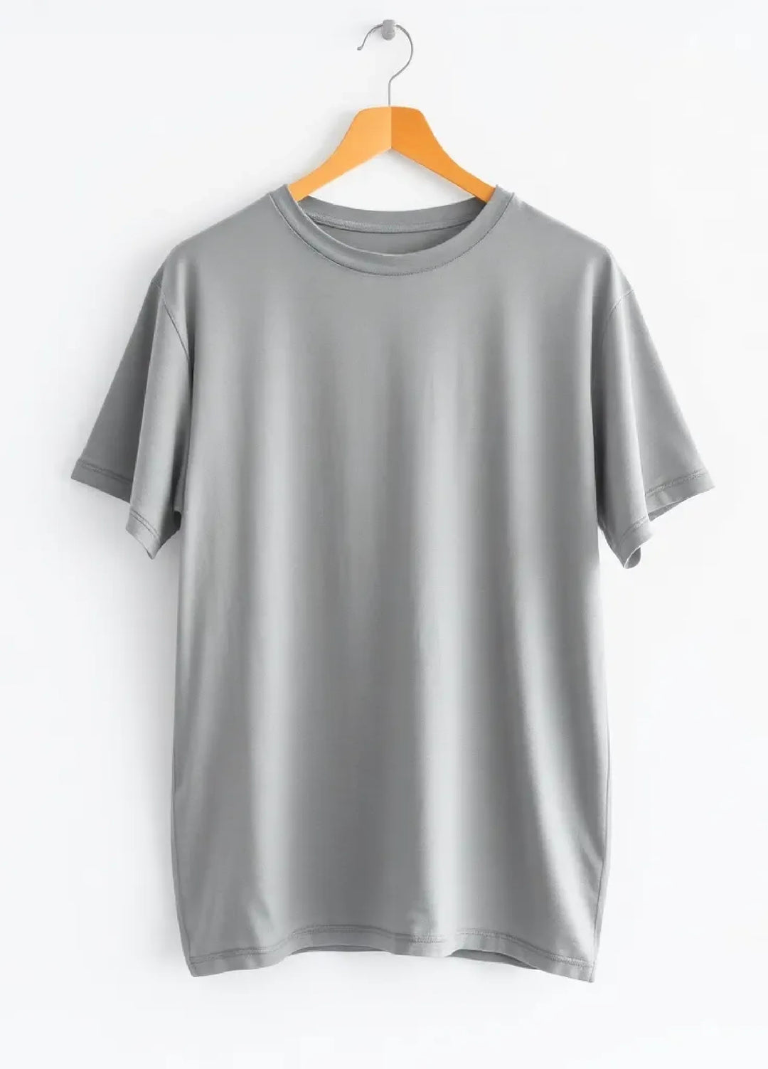 Tee Zania Men's Oversized Plain Oversized Light Grey TZ - 024 - T-shirts Collection