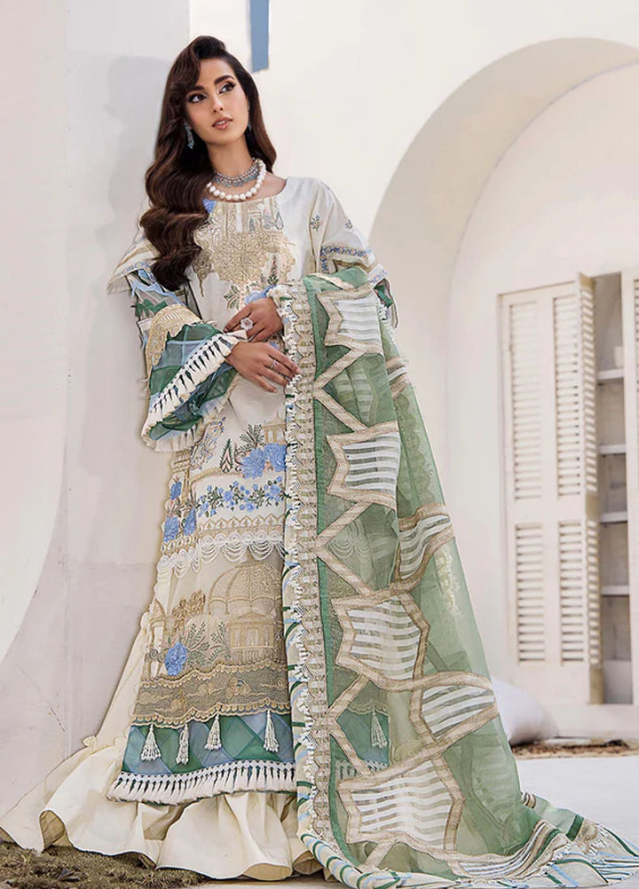 Tessa Embroidered Lawn Suits Unstitched 3 Piece Allure of Sands - Festive Collection