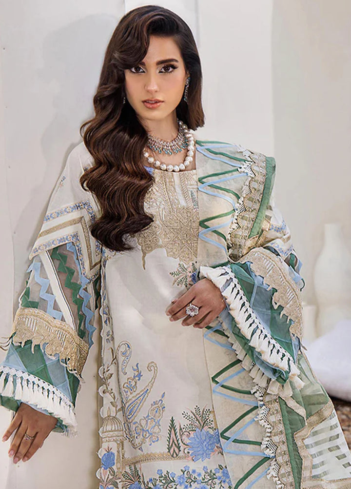 Tessa Embroidered Lawn Suits Unstitched 3 Piece Allure of Sands - Festive Collection